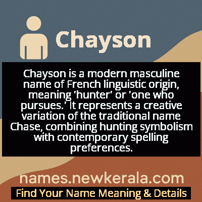 Chayson Name Meaning and Origin