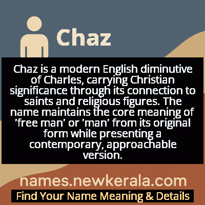 Chaz Name Meaning and Origin