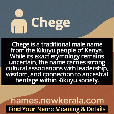 Chege Name Meaning and Origin