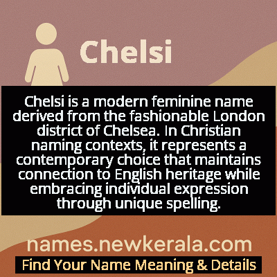 Chelsi Name Meaning and Origin