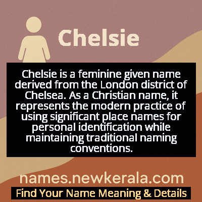 Chelsie Name Meaning and Origin
