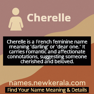 Cherelle Name Meaning and Origin