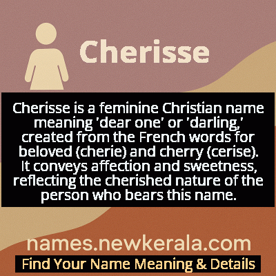 Cherisse Name Meaning and Origin