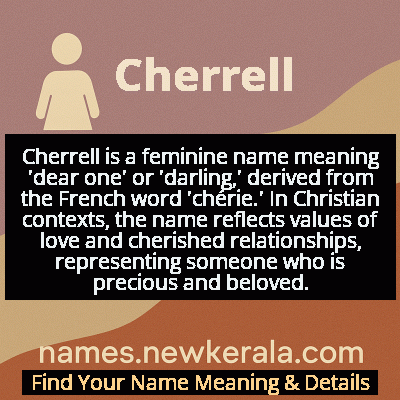 Cherrell Name Meaning and Origin
