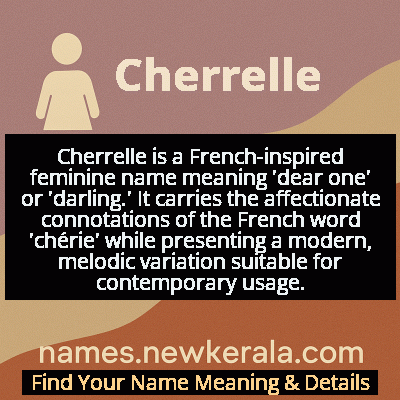Cherrelle Name Meaning and Origin