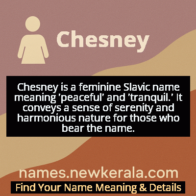 Chesney Name Meaning and Origin