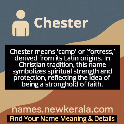 Chester Name Meaning and Origin