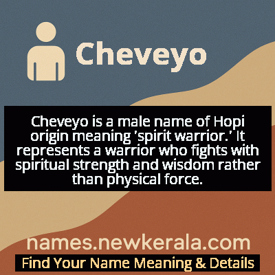 Cheveyo Name Meaning and Origin