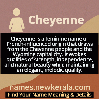 Cheyenne Name Meaning and Origin