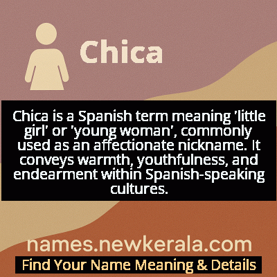 Chica Name Meaning and Origin