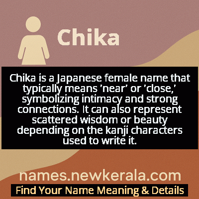 Chika Name Meaning and Origin