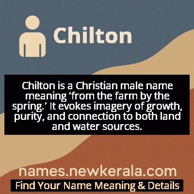 Chilton Name Meaning and Origin