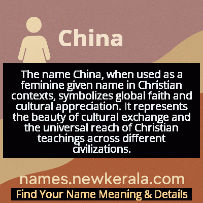 China Name Meaning and Origin