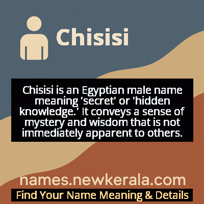 Chisisi Name Meaning and Origin