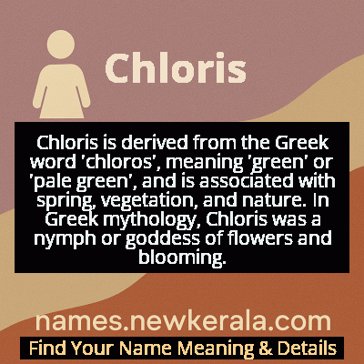 Chloris Name Meaning and Origin