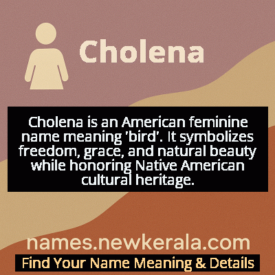 Cholena Name Meaning and Origin
