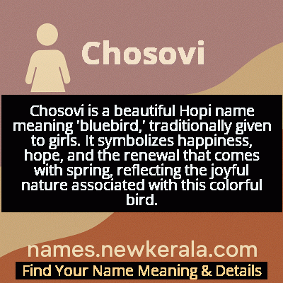 Chosovi Name Meaning and Origin