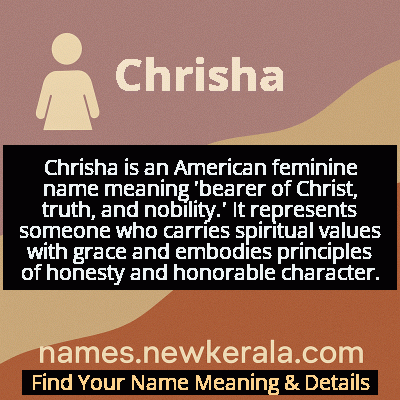 Chrisha Name Meaning and Origin