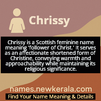 Chrissy Name Meaning and Origin