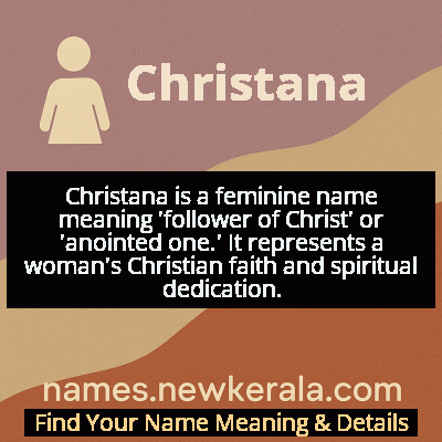 Christana Name Meaning and Origin