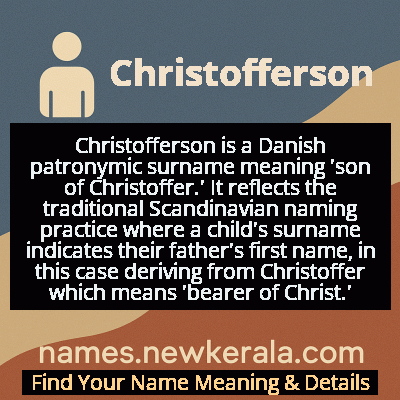 Christofferson Name Meaning and Origin