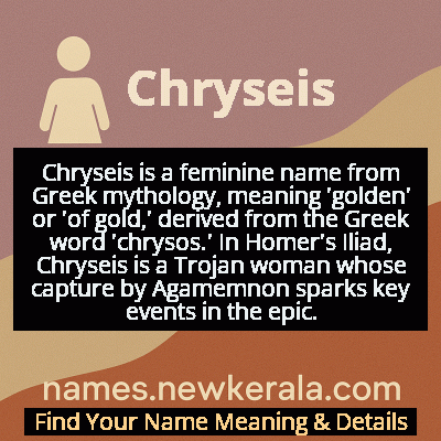 Chryseis Name Meaning and Origin