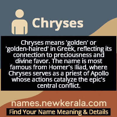Chryses Name Meaning and Origin