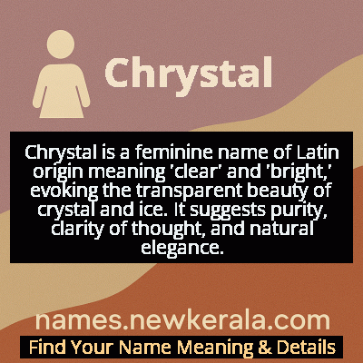 Chrystal Name Meaning and Origin