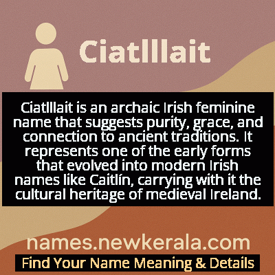 Ciatlllait Name Meaning and Origin