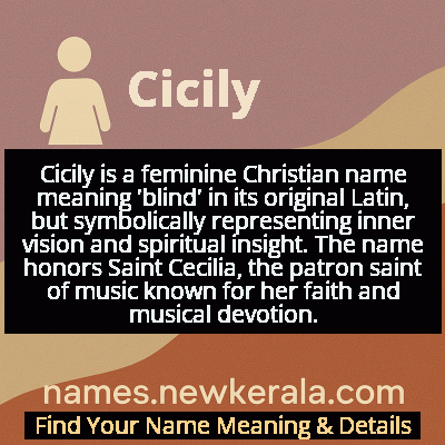 Cicily Name Meaning and Origin
