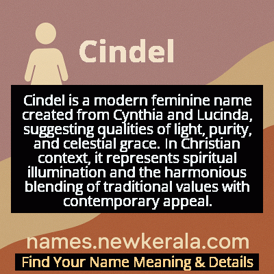 Cindel Name Meaning and Origin
