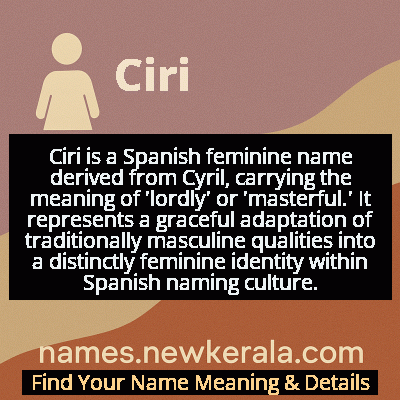 Ciri Name Meaning and Origin