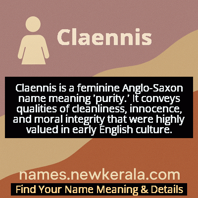 Claennis Name Meaning and Origin