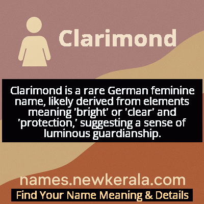 Clarimond Name Meaning and Origin