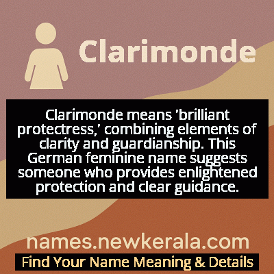 Clarimonde Name Meaning and Origin