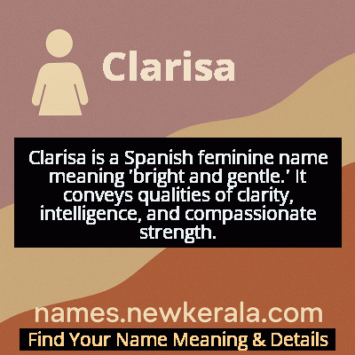 Clarisa Name Meaning and Origin