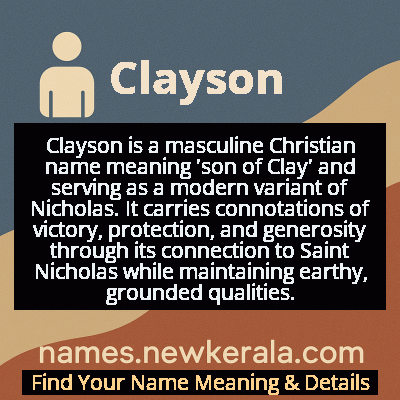 Clayson Name Meaning and Origin