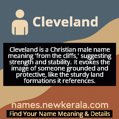 Cleveland Name Meaning and Origin