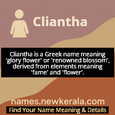 Cliantha Name Meaning and Origin