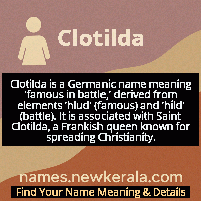 Clotilda Name Meaning and Origin