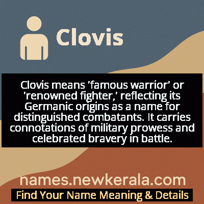 Clovis Name Meaning and Origin