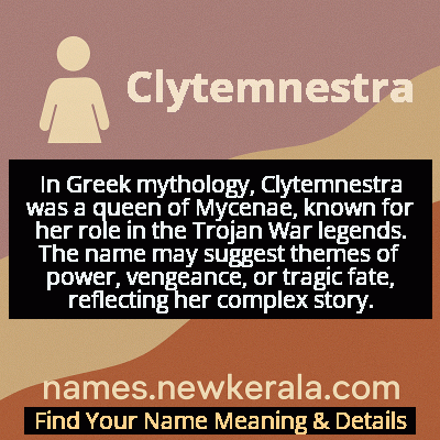 Clytemnestra Name Meaning and Origin