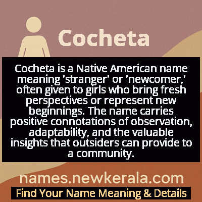 Cocheta Name Meaning and Origin
