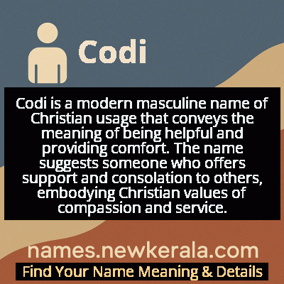 Codi Name Meaning and Origin