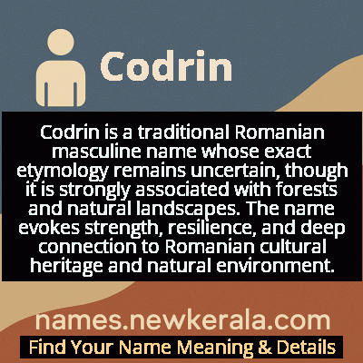 Codrin Name Meaning and Origin
