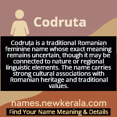 Codruta Name Meaning and Origin