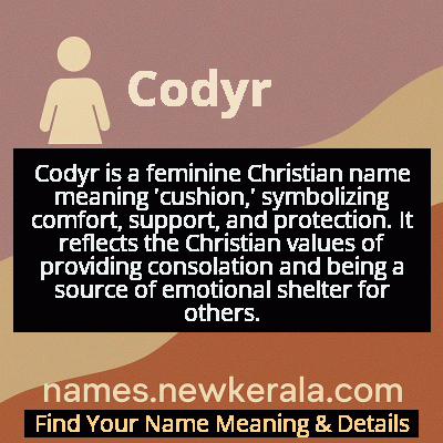 Codyr Name Meaning and Origin