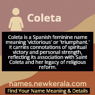 Coleta Name Meaning and Origin