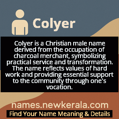 Colyer Name Meaning and Origin