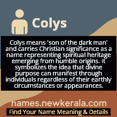 Colys Name Meaning and Origin
